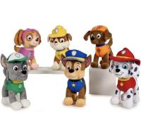 PATRULLA CANINA- Peluche de animales- Paw Patrol- Personaje CHASE- SKYE- ROCKY- RUBBLE-MARSHALL- ZUMA- EVEREST- LA Patrulla Canina - (18cm de pie)- máxima calidad- producto de licencia oficial- producto original - details 0