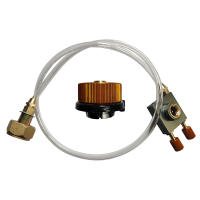 Adaptador De Recarga De Gas Para Estufa De Gas Al Aire Libre Europeo Hiking Camping Burner Puente Tarjeta Tipo Largo Y Plano Conector De Acoplador De Estufa De Gas - details 2