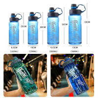 Botella Deportiva De Agua Con Filtro Grande 2L 3L Capacidad Eco-amigable Plástico BPA Libre Portátil Para Fitness - details 0