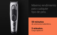 Braun cortapelos Series 7 HC7390, cortapelos para hombres, recorta el pelo en casa con 17 ajustes de longitud, lavable - details 3