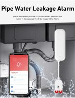Sensor De Detección De Fugas Inteligente Tuya WIFI Con Alarma Y Control Remoto Por App Sistema De Seguridad Antiflooding Detector De Nivel De Agua - details 3