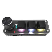 Teclado Mecánico Macro RGB Mini Para Gaming Con Programación Personalizada Teclas Y Perilla Bluetooth 2.4G Y Switch Rojo - details 5