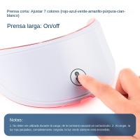 Máscara De Lifting LED Para Cuello Dispositivo De Belleza Del Cuello Antiarrugas Rejuvenecimiento Y Aclarado De La Piel Incluye Batería - details 3