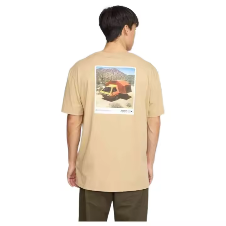 Camiseta de Manga Corta Revolution  para hombre en color beige - 1