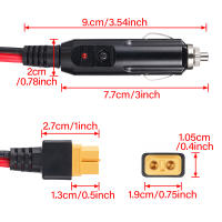 Cable De Extensión Para Coche XT60 14AWG Con Conector De Luz Del Cigarrillo Adaptador De Carga Y Cable a Generador Solar De 10FT - details 6