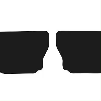 Alfombrillas traseras para: Jeep Wrangler IV Rubicon todoterreno 2017- - 1