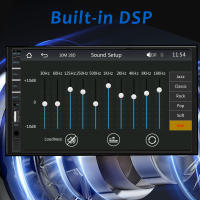 Radio De Coche 7 Pulgadas 2 Din Pantalla Táctil Reproductor De Vídeo Con Cámara De Retroceso Y Cámara De Dashboard Bluetooth Navegación USB FM AUX Entrada Car Video Player Con Dash Cam Y Cámara De Retroceso - details 5