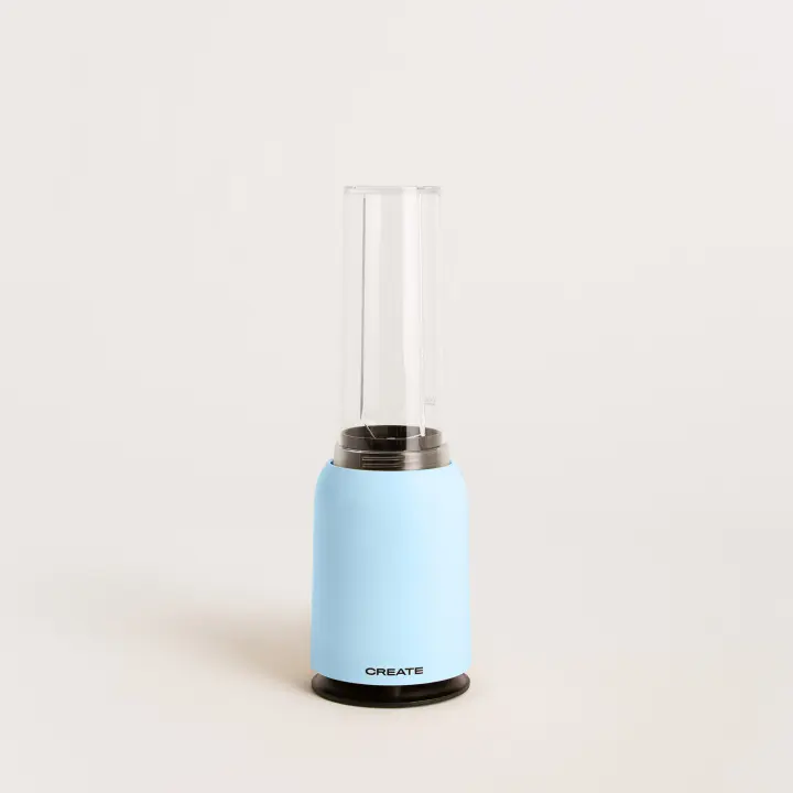 CREATE - Batidora con Vaso Portátil de 400 ml,  para zumos, batidos y smoothies - Libre de BPA y tóxicos - 230W - MOI STUDIO - 1