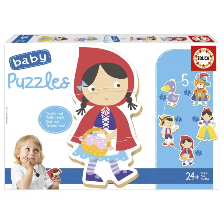 Puzzle Baby Erase una vez (cuentos populares) contiene 5 puzzles (Educa 19669) - 1