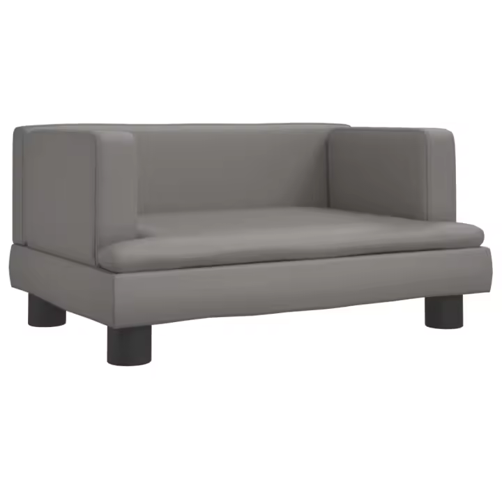 vidaXL Cama para perros de cuero sintético 60x40x30 cm Color Capuchino,  Crema,  Gris y mas - 1