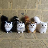 Juguete De Peluche De Gato Simulación Suave Muñeco De Peluche Modelo De Gatito Realista Para Niñas Y Niños Regalo De Cumpleaños O Día De San Valentín - details 1
