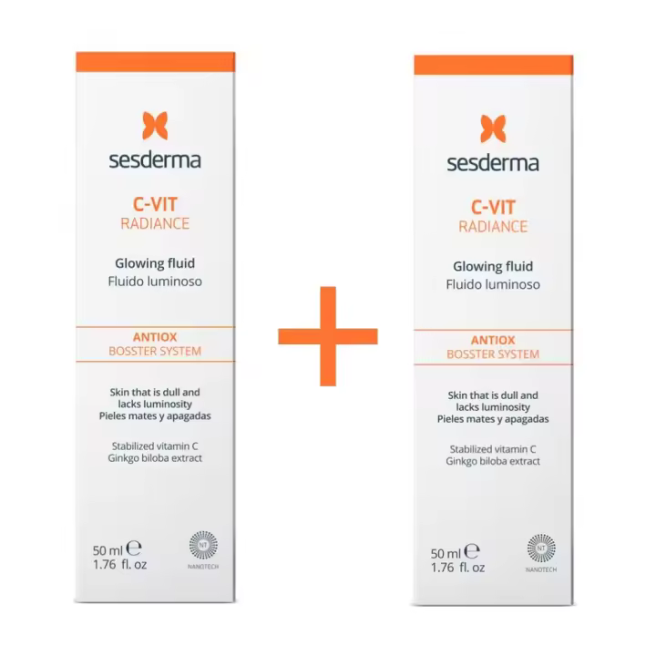 PACK DUPLO C-VIT Radiance Fluido Luminoso, 50 ml. + 50 ml. - Sesderma - 1