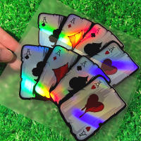 Pegatinas De Poker Reflectantes Y Láser Para Motocicleta Impermeables Adhesivas Para Tanque De Combustible Casco Y Scooter Eléctrico Vinilo Decales De Protección Solar - details 1