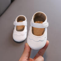 Zapatos De Princesa Para Bebé Niña En Lace Blanca Mocasines Con Lazo Y Borde Antideslizante De Goma Primera Calzado Para Caminar - details 86