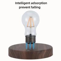 Lámpara De Mesa Magnética Levitación Con Bombilla LED Creativa Iluminación Nocturna Para Decoración De Oficina Y Hogar Regalo De Cumpleaños Novedosa - details 3