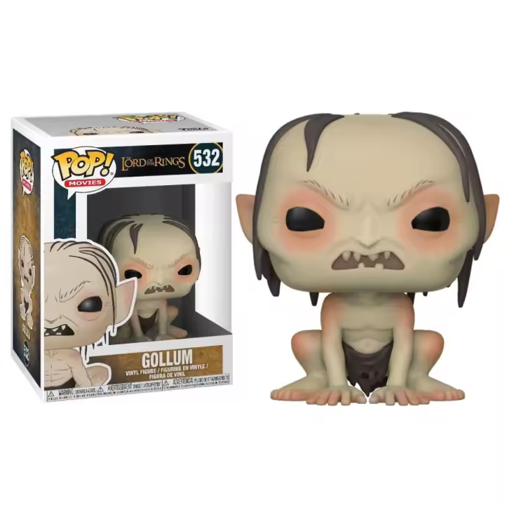 FUNKO POP! EL SEÑOR DE LOS ANILLOS - GOLLUM, 13559, Nº532,  TIENDA CON LICENCIA OFICIAL - 1