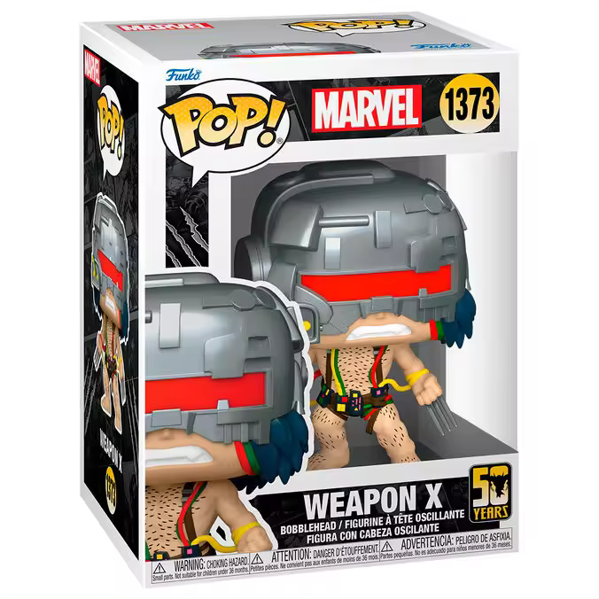 Figura Pop Marvel Wolverine 50Th Anniversary - Weapon X-Figura de Vinilo Coleccionable - Idea de Regalo- Mercancia Oficial - Juguetes para Niños y Adultos - Movies Fans - Muñeco para Coleccionistas y Exposición - 1