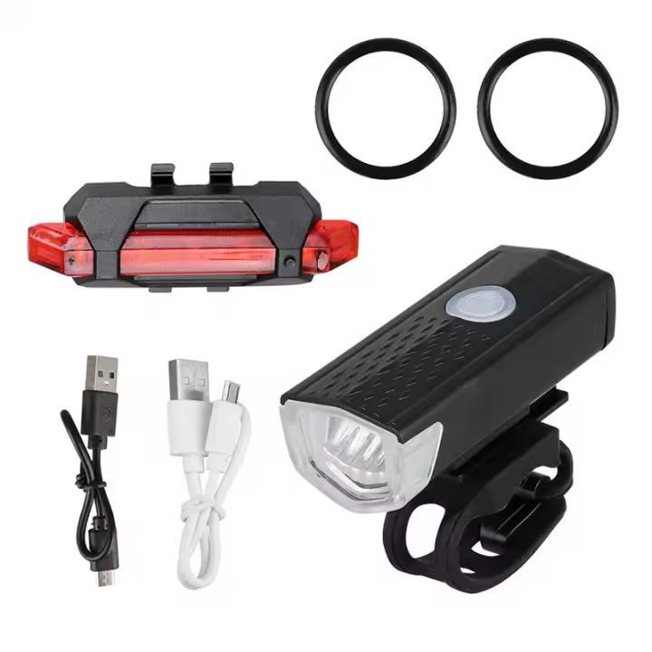 Luz Delantera De Bicicleta MTB LED Recargable USB Impermeable Luz De Advertencia De Seguridad Para Montaña Accesorios De Ciclismo - 1