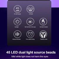 Secador De Uñas Profesional sunL5 260W Con Sensor De Movimiento Para Curar Todos Los Polvos De Uñas LED 45eds Para Manicura Y Pedicura - details 7