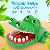 Juguete De Dientes De Cocodrilo Interactivo Para Niños Juguetes Creativos Y No Tóxicos Cadena Para Llaves Juego De Dentista Con Alligator Familiar Para Fiestas - details 0