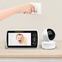 Monitor de Bebe-Pantalla Grande de 5 "with 30 horas de duración de la Katería-Remote Control Pan-Tilt-Zoom; Sin WiFi, Bidireccional Audio, Visión Nocturna, Temperatures, monitor de Bebe de Largo Distancia de 960 pies con Cámara y audio - details 6