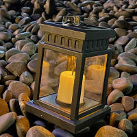 Lámpara Solar Impermeable LED Retro Parpadeante Para Decoración De Jardín Y Patio Luz De Vía Brillante Fuente De Energía Solar Para Exterior - details 10