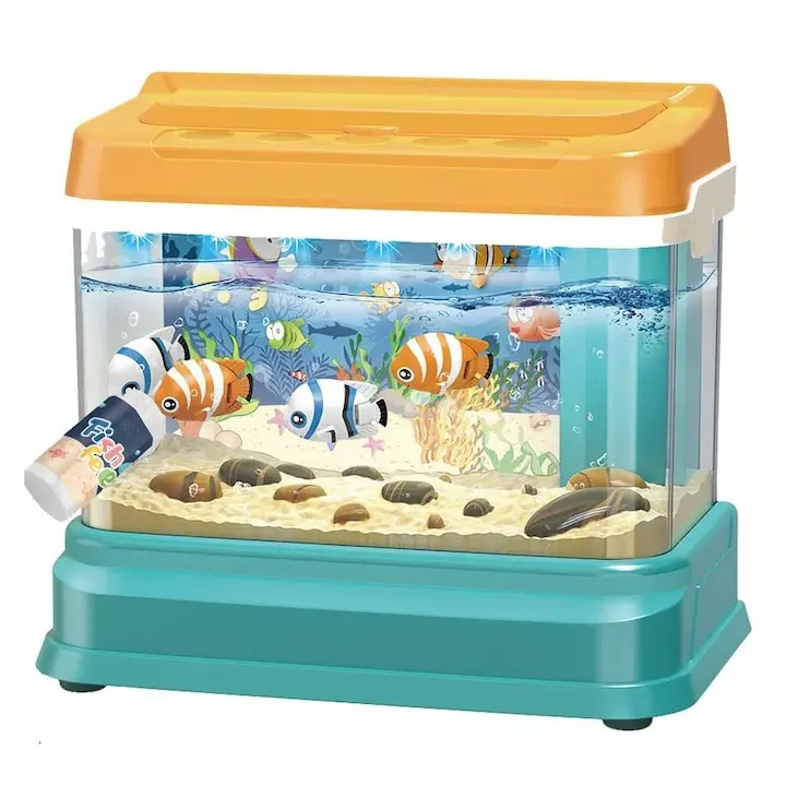 Acuario Interactivo para niños con Luces y Sonidos, Pecera y Ondas magnéticas, juegos Interactivos para niños, Regalos de Navidad, Regalos de cumpleaños - 1
