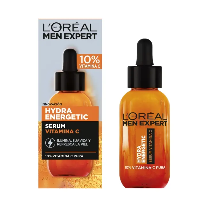 L'OREAL PARIS MEN EXPERT Hydra Energetic Sérum vitamina C antifatiga 30 ml - 1