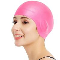 Gorro De Natación Impermeable De Silicona Con Alta Elasticidad Y Protección De Orejas Para Mujeres Gorro De Buceo Grande Para Comodidad Y Durabilidad Mejorada - details 6