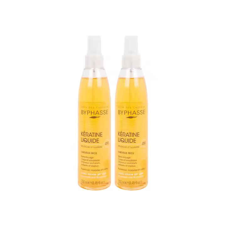 QUERATINA LÍQUIDA Activ Protect Para Cabello Seco BYPHASSE , 250 ml x2 - 1
