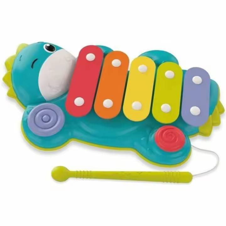 Xilófono Clementoni Xylo Dino - Juego de Mesa Multicolor - 1