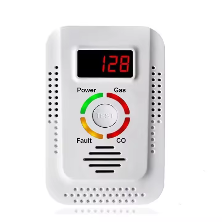 Natural Gas Detector and Carbon Monoxide CO Detector,Combustible Gas Detector Monitor for Co, Methane in Kitchen-EU Plug - 1