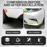 Accesorios De Modificación De Parachoques Trasero Universal Para Coche Con Spoiler Y Labios Frontales Y Traseros - details 1