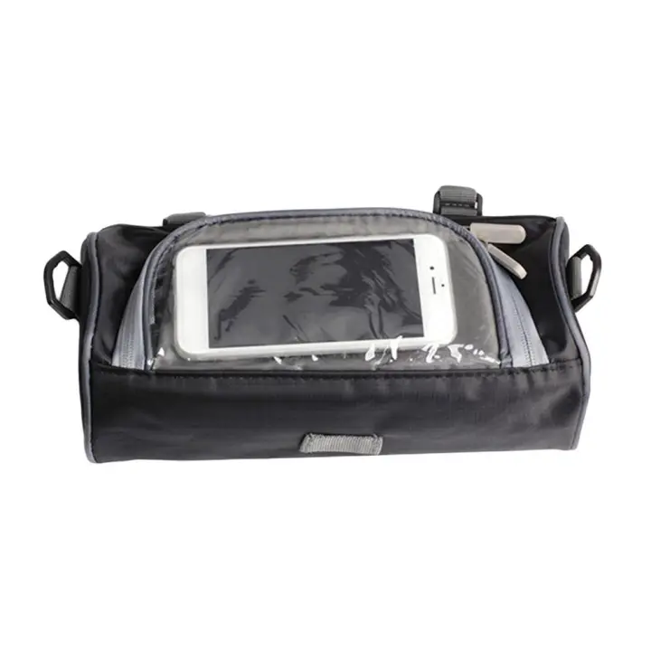 Bolsa De Almacenamiento Para Motocicleta Impermeable Con Pantalla Táctil Integrada Para Teléfono Móvil Bolsa De Alforja Para Coche Eléctrico - 1