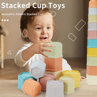 Juego De Natación Infantil Con Arcoíris 6 Piezas Juguetes De Baño Para Bebés Y Niños Pequeños Torres De Pila De Barco Colorido Para El Desarrollo Motor Preescolar - details 17
