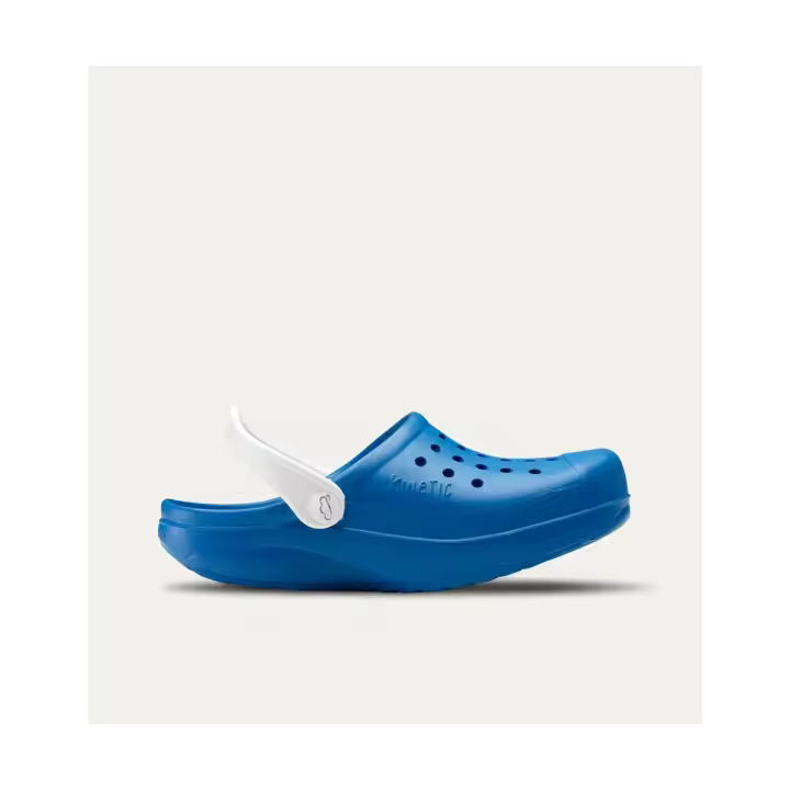 Zuecos Ergonómicos azul y blanco - 1