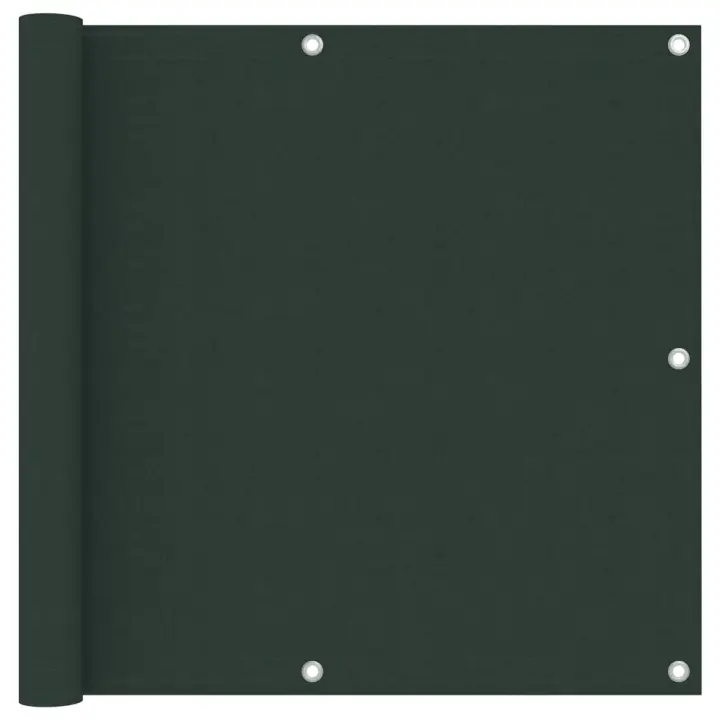 Toldo para Balcón lona Oxford verde oscuro 90x300 cm - 1
