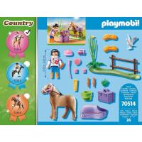 PLAYMOBIL coutry poni coleccionable islandes (70514) pony con muchos accesorios para caballos - details 2