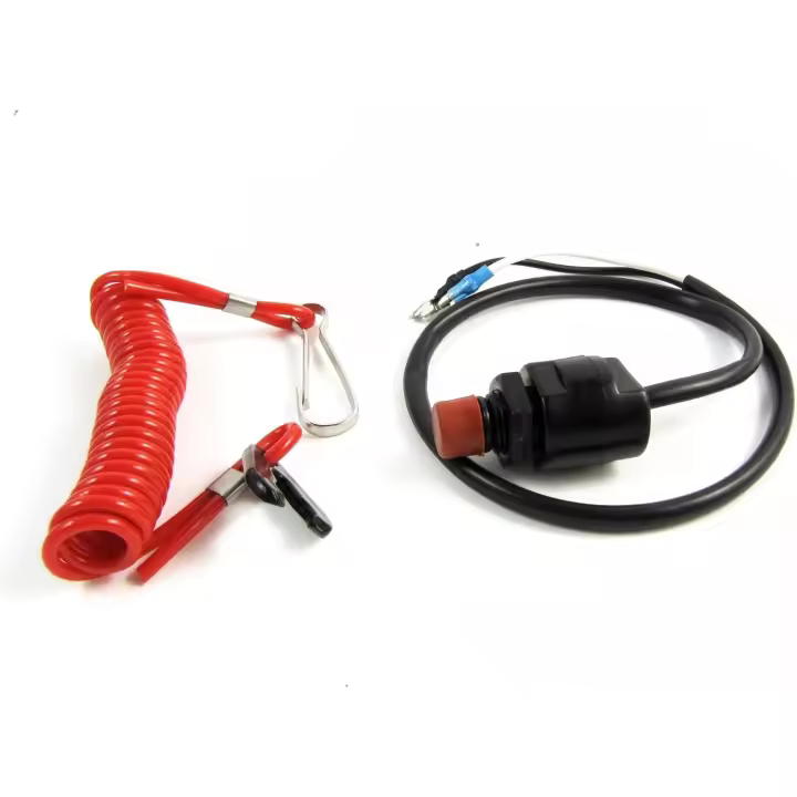 Motor alimentado Universal para Barco, interruptor de Parada y Cordón de seguridad - 1