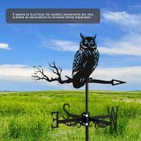 Vane De Animal Simulación De Murciélago Para Decoración De Casa Y Jardín Arte De Hierro Vanea Para Techo Exterior Signo De Granja Exhibición - details 4