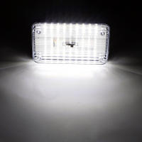 Lámpara De Techo Para Coche Blanco 36SMD Luz Interior Rectangular 12V Bombilla Para Iluminación Automática - details 7