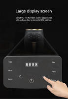 Freidora de aire sin aceite con control tactil 4,5L 1400W, horno air fryer digital color negro, Don Feliz - details 2