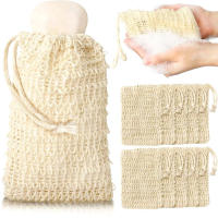 Bolsa De Malla Para Ducha Y Baño Exfoliante Saver De Jabón 5/1Pcs Accesorio De Baño Con Soporte De Red Para Jabón - details 0