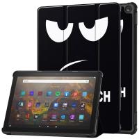 Funda De Cuero PU Para Amazon Kindle Fire HD 10 13ta Gen 2023 10.1 Pulgadas Trifold Soporte Protector Auto Despierta/Sueña - details 12