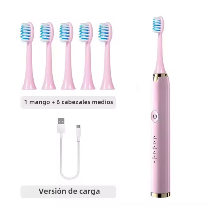 Toothbrush Eléctrico Tongwode Limpieza Oral Inteligente Recargable Inalámbrico Ultrasonido Automático Para Adultos Con 5 Modos De Limpieza Tiempo De Carga 2 Horas IPX7 - 1