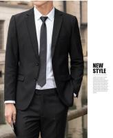 Traje De Novio Para Hombre Elegante Y Profesional Con Pantalones Color Sólido Moda Casual Talla Slim M-6XL Incluye Chaqueta Y Pantalones - details 15