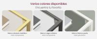 VASAGLE Mesa de Consola, Mesa de Entrada, Extremo del SofÁ, Tablero de Vidrio Templado, Marco de Metal, Patas Ajustables, para SalÓn, Entrada, Pasillo, Dorado y Transparente/Negro y Transparente/Blanco Perla y Gris Pizarra - details 3