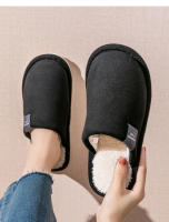 Pantuflas Calientes De Invierno Para Hombres Zapatos De Casa Antideslizantes Suaves Y Cómodos Plano Tacón Pantuflas De Peluche Para Dormitorio Interior Adecuado Para Mujeres Tamaño Pequeño Por Favor Ver Tamaño Del Producto - details 12