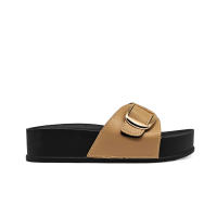Calzados soraia, Sandalia Plana con Hebilla Dorada, Diseño Moderno, Comodidad Superior. - details 3