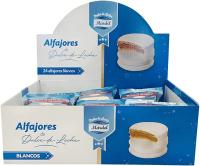Alfajores Mardel de Dulce de Leche Cubiertos con Chocolate Blanco, 24 Unidades, Ideal para Postre o Merienda - 24 uds -QUMIR - details 1